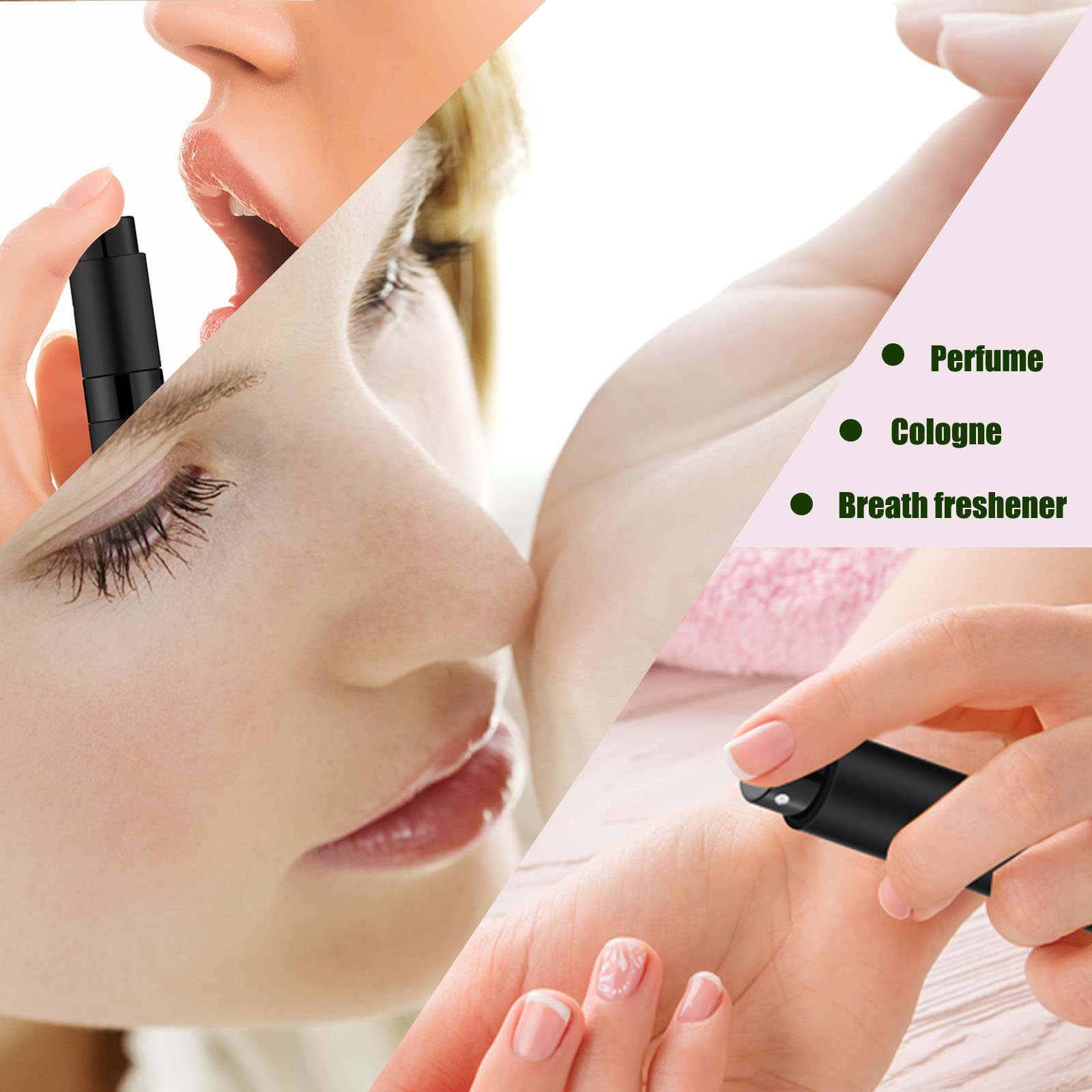 Iron Bill 7 Pcs/8Ml Portable Perfume Bottles, Mini Empty Refillable Cologne Atomizer, Pocket Travel Perfume Liquid Sprayer